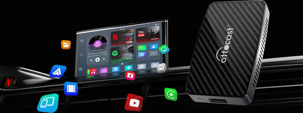 Plus de câbles USB : Adaptateur CarPlay sans fil et Vidéo Android Auto - 8