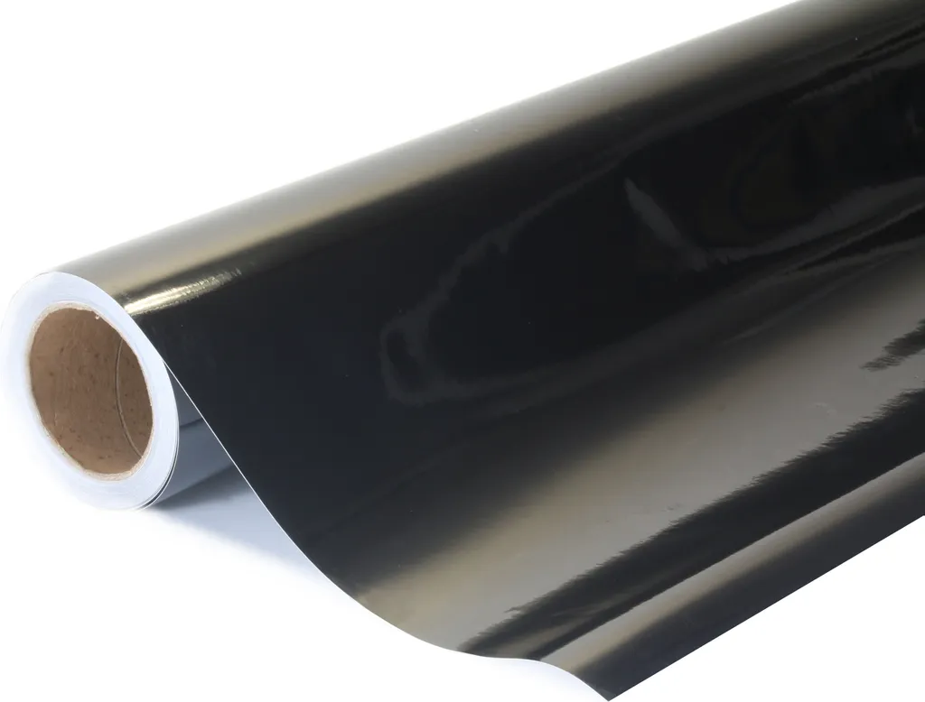 Rouleau de Covering Miroir Noir Chrome 152x500cm pour Auto et Déco