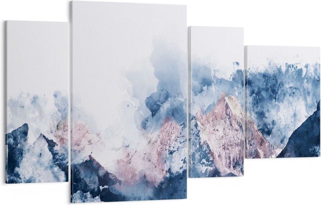 Bild auf Leinwand - Leinwandbild - Abstraktion modern - 120x70cm - Wand Bild - Wanddeko - Leinwanddruck - Bilder - Kunstdruck - Wanddekoration - Le...