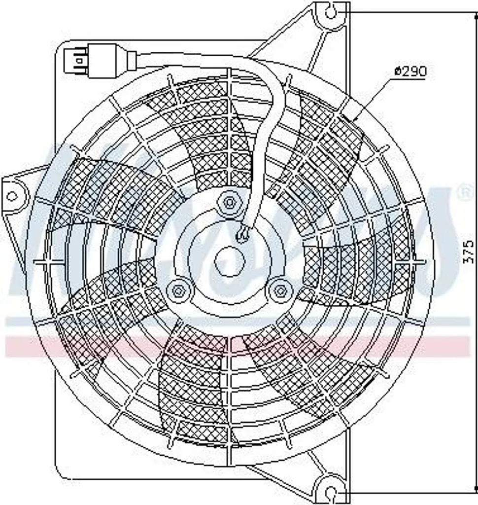 Stop Surchauffe Moteur : Ventilateur de Radiateur Nissens 85371 Matrix