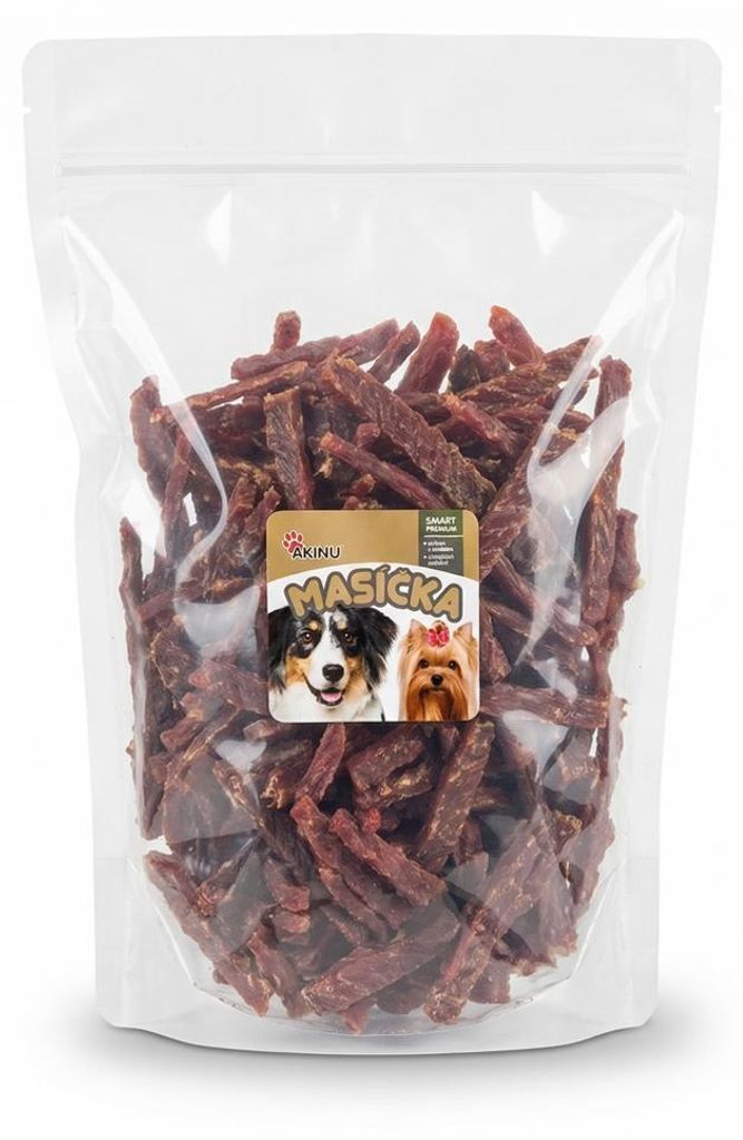 Akinu MASÍČKA Entenstreifen Leckerli für Hunde 1 kg