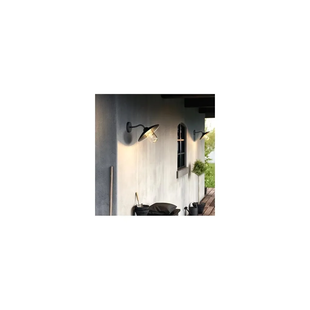 Luminaire extérieur étanche IP44 Philips Hammock E27 Noir Métal