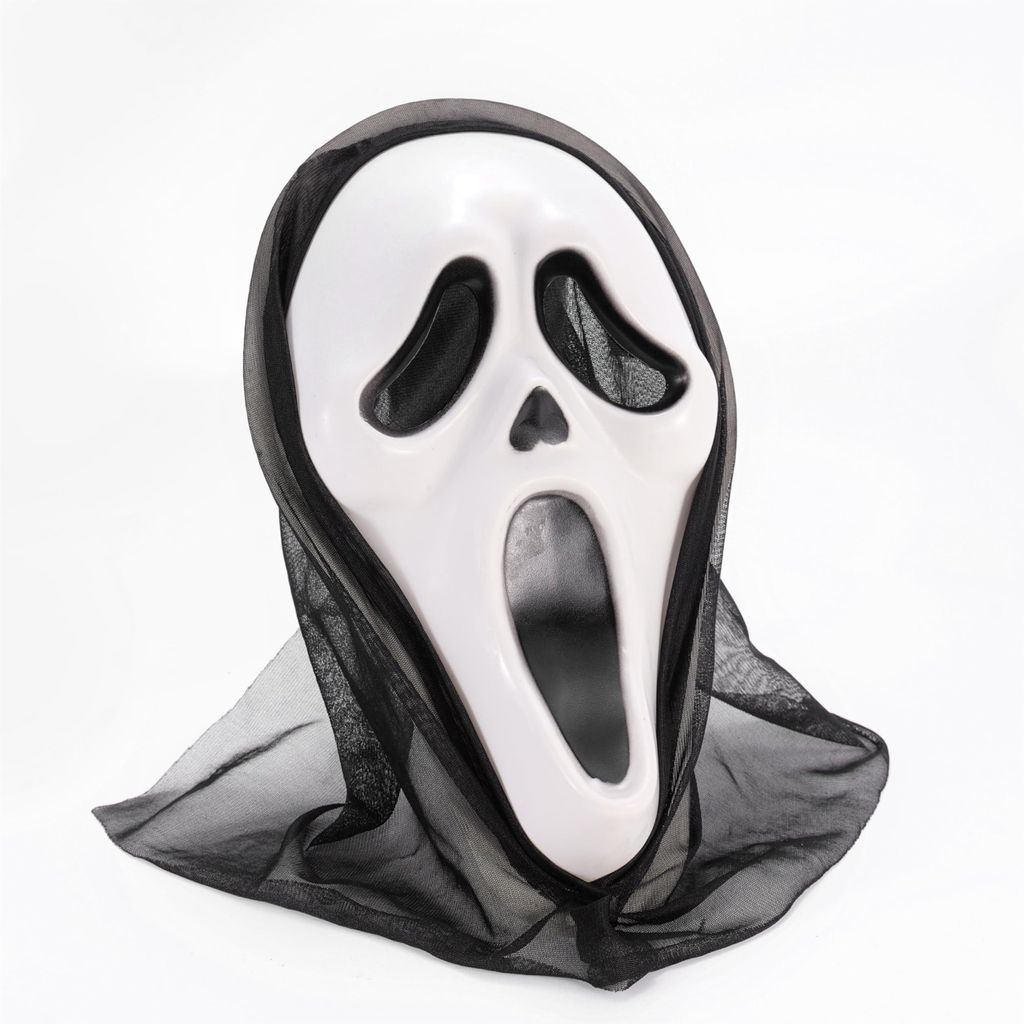 Maschera da fantasma - Maschera da costume Scream - Immagine del prodotto 