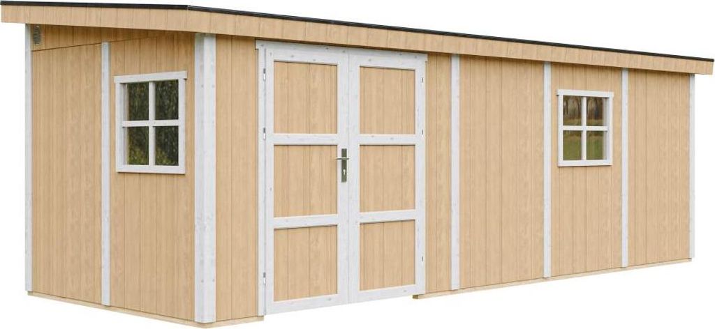 Abri de jardin de qualité supérieure 14,3 m² - H231x248x648 Image du produit 