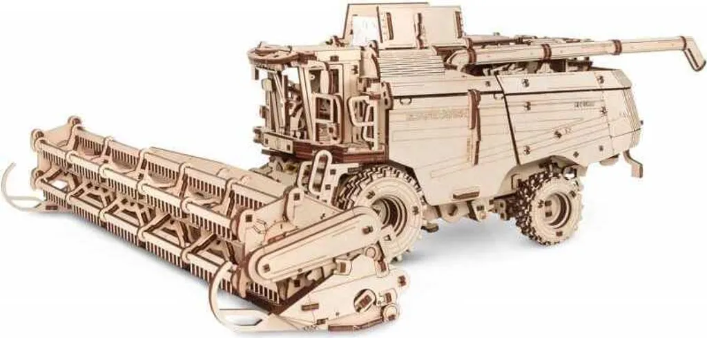 Regalo Unico: Puzzle 3D Mietitrebbia GH800 EWA Legno Naturale