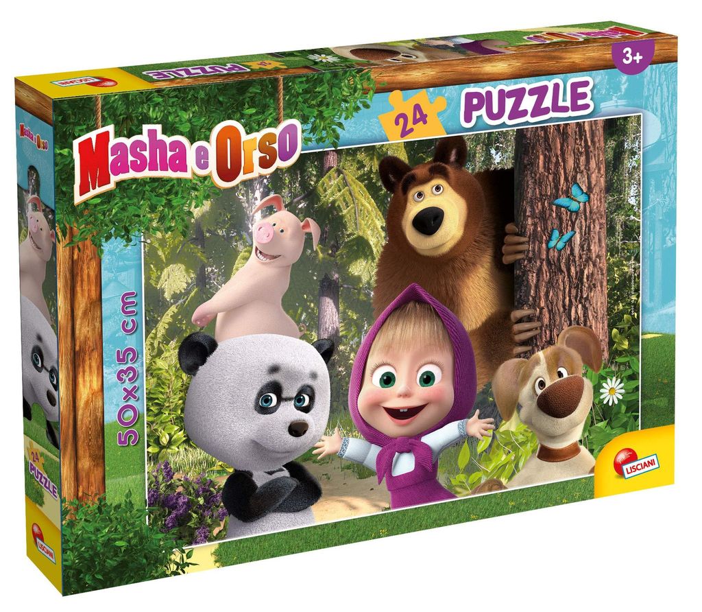 Lisciani - MASHA PUZZLE - Puzzle ab 3 Jahren - 24 Teile – Produktbild 