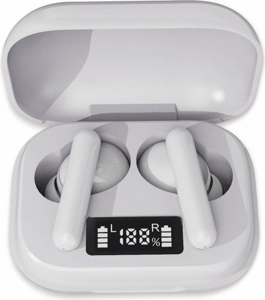 Sluchátka Bluetooth Denver Electronics TWE-38 300 mAh bílá Obrázek produktu 16