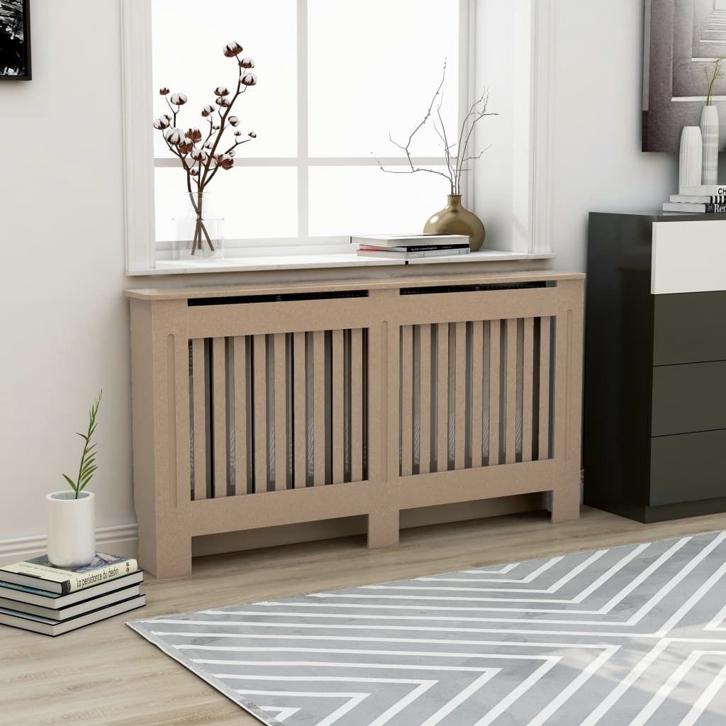 vidaXL Heizkörperverkleidung 152x19x81 cm MDF Produktbild 