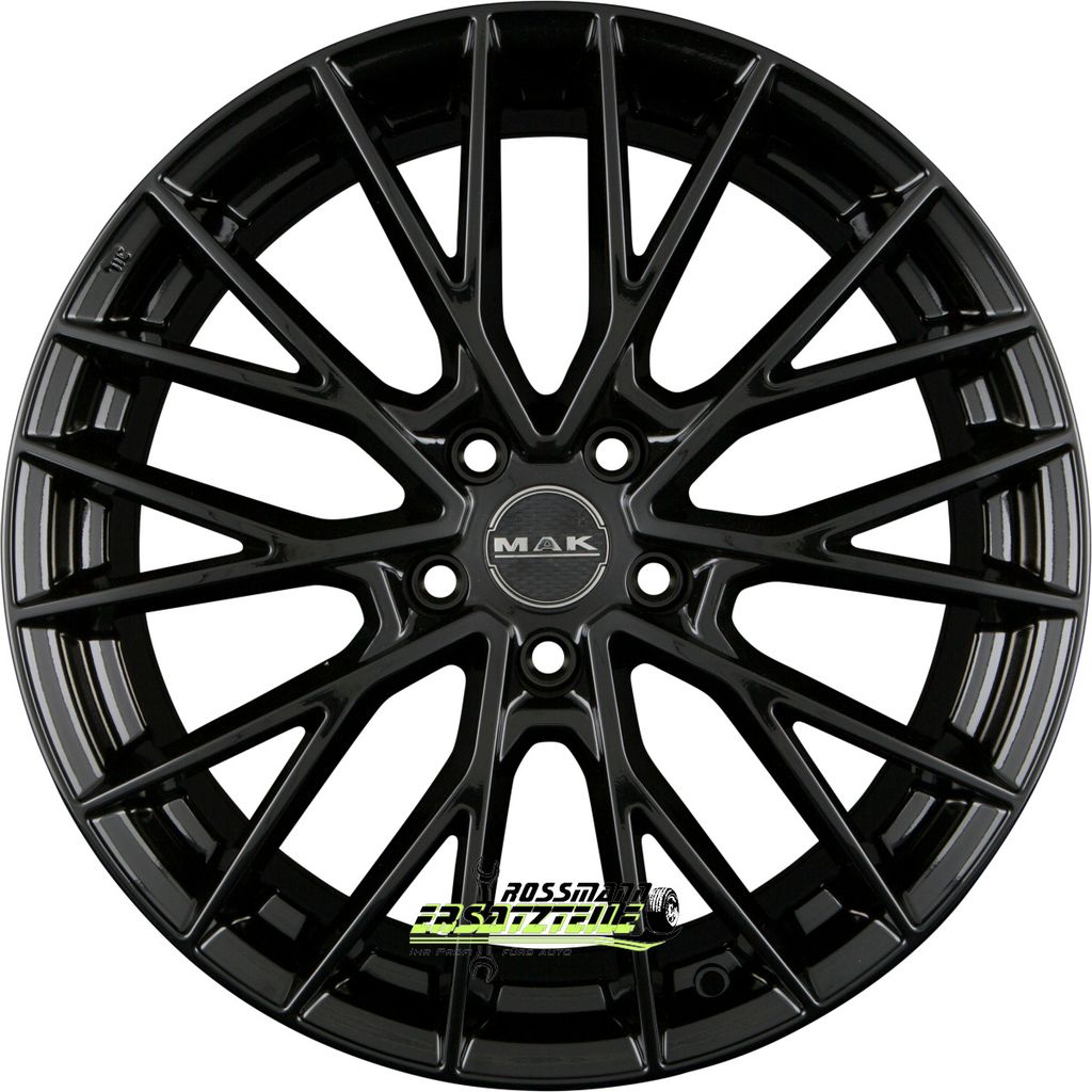 Mak Speciale gloss black 8.5x21 ET40 - LK5/120 ML64.1 Felge Alu