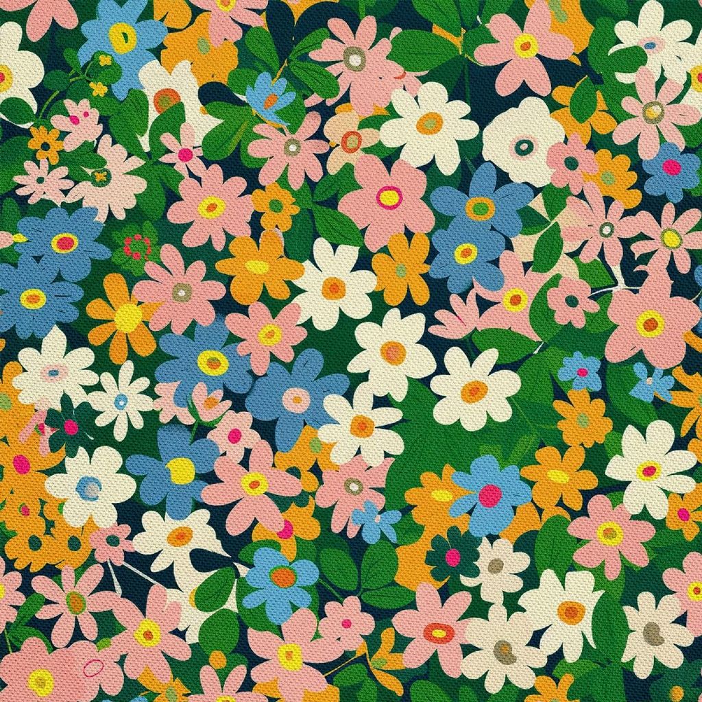 OUTDOOR DEKOSTOFFE OXFORD - Motiv Frühling I DX7527