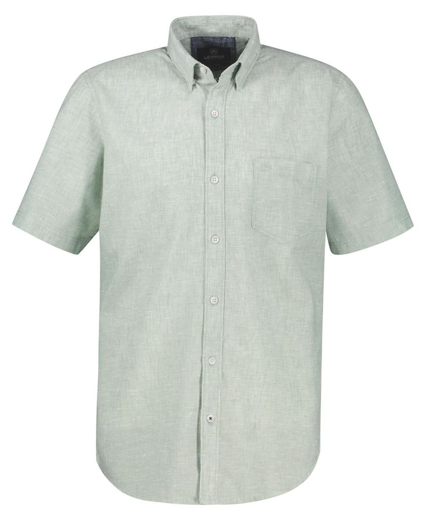 Lerros - Herren Freizeit kurzarm Hemd, (2662461), Größe:XL, Farbe:bay green (613)