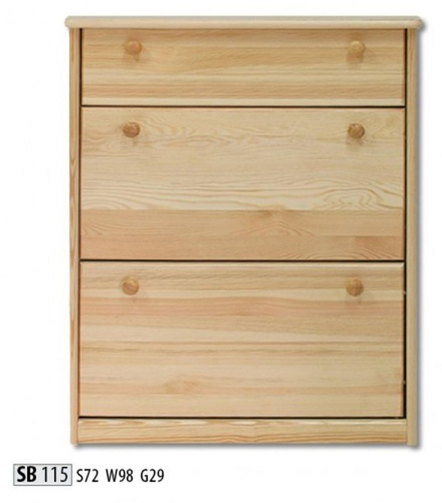 Schuhtruhe aus echtem Holz handgefertigte Schuhkipper Schuhtruhe aus Schubladen