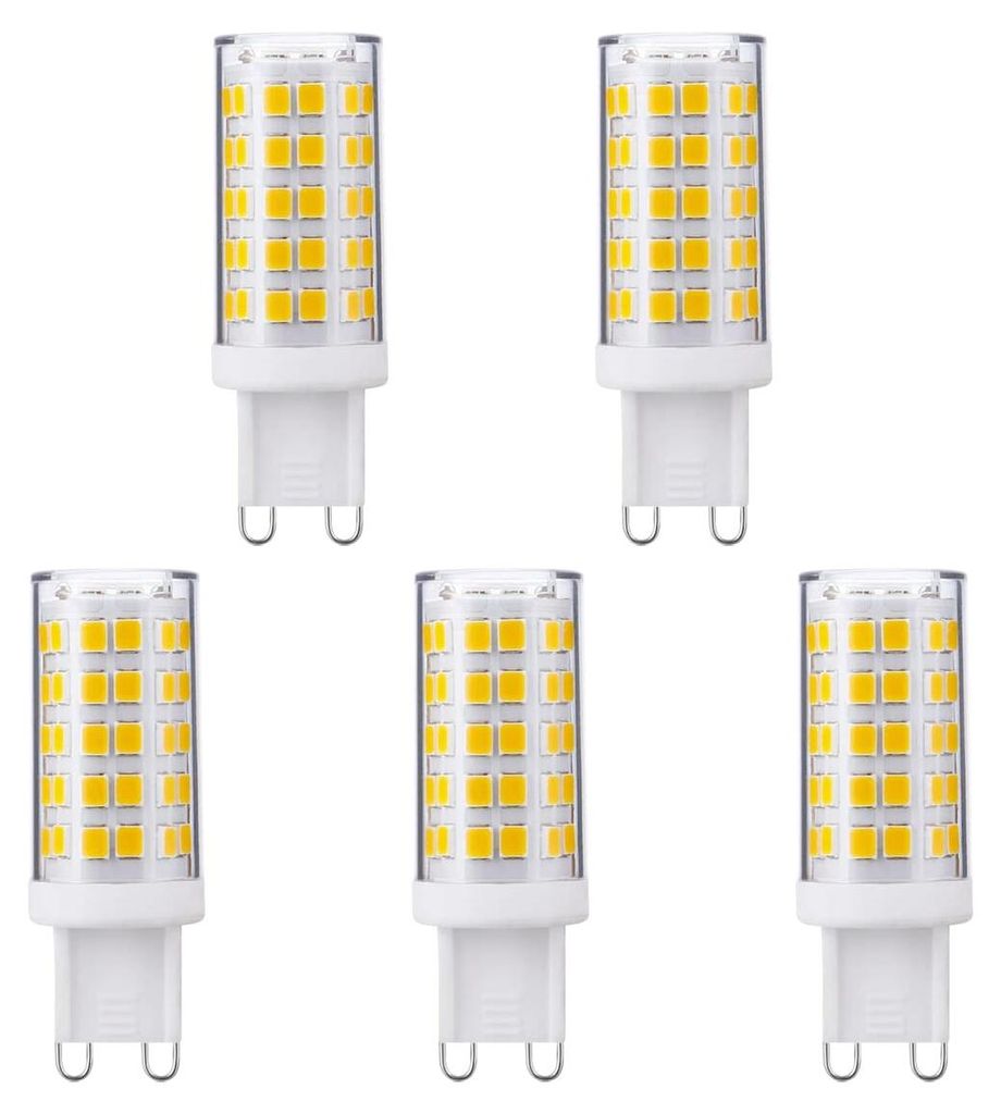 SPL G9 LED Röhrenlampe 4W 420lm 2700K Warmweiß 230V Dimmbar 5 Stück