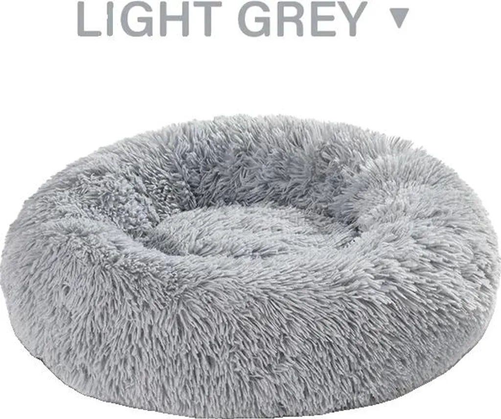 Lit pour chien XXL 100cm déhoussable et lavable coloris gris clair Confort