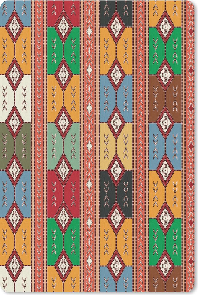 MuchoWow Mauspad Mousepad Geometrie - Muster - Südamerika 18x27 cm - Mousepads - Maus Mat - Pad - Mausunterlage