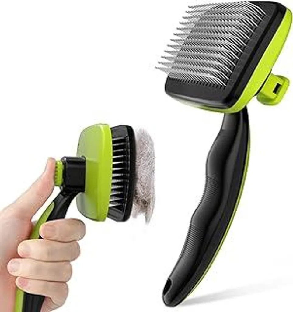 Spazzola Massaggiante Professionale Animali - Acciaio Inox e ABS
