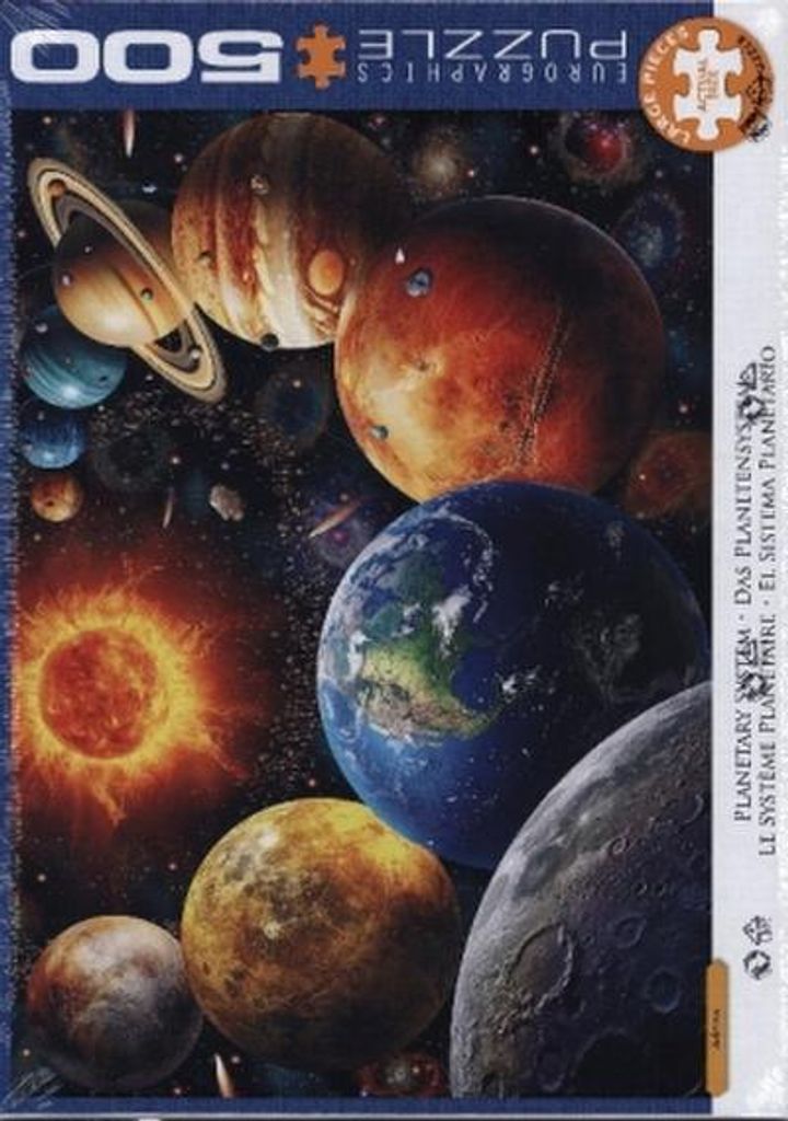 Eurographics Puzzle Solar System - 500 Teile - Lernspielzeug
