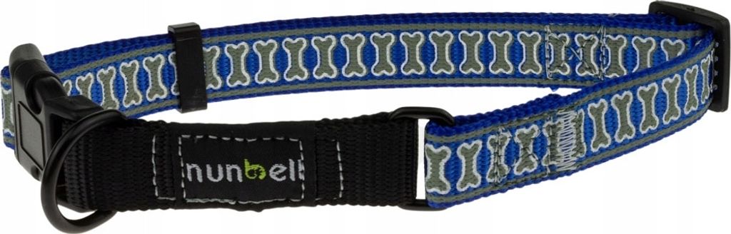 Großes reflektierendes Hundehalsband mit Schnalle L (40-60 Produktbild 