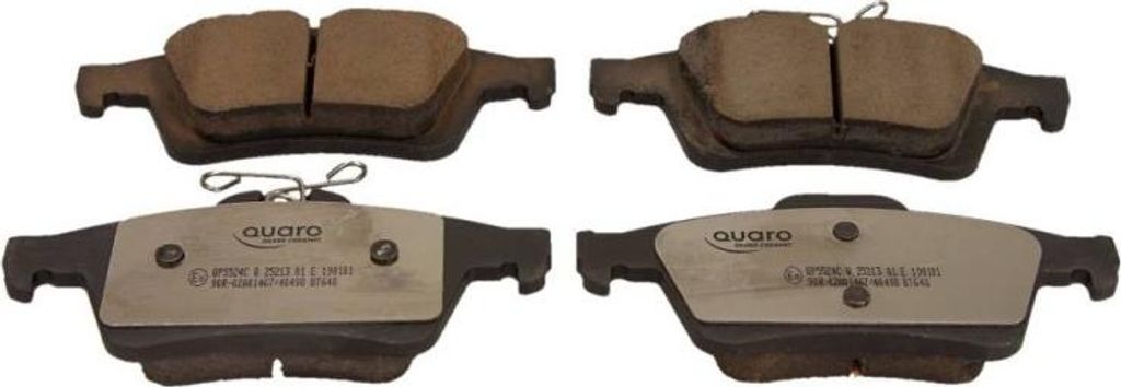 QUARO Bremsbeläge Satz Hinten Bremsklötze für FORD FOCUS III Turnier QP5524C