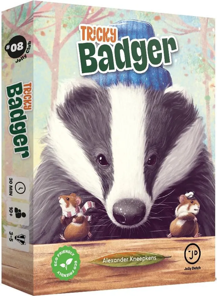 Tricky Badger Jeu de Cartes Stratégique et Éco-responsable pour Famille