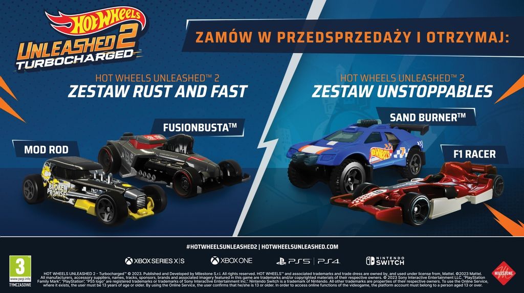 HOT WHEELS UNLEASHED 2 Turbocharged Pure Fire Edition PL Zdjęcie produktu 