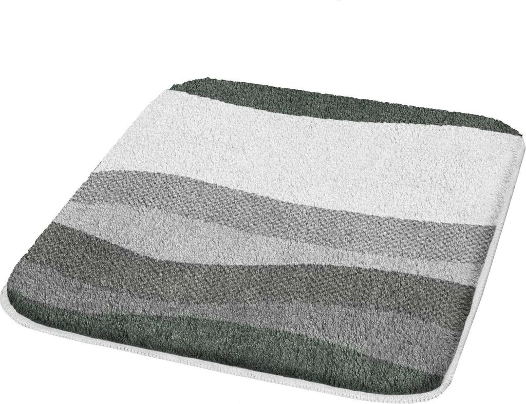 Kleine Wolke Badteppich MIAMI Schiefer 50 x 60 cm