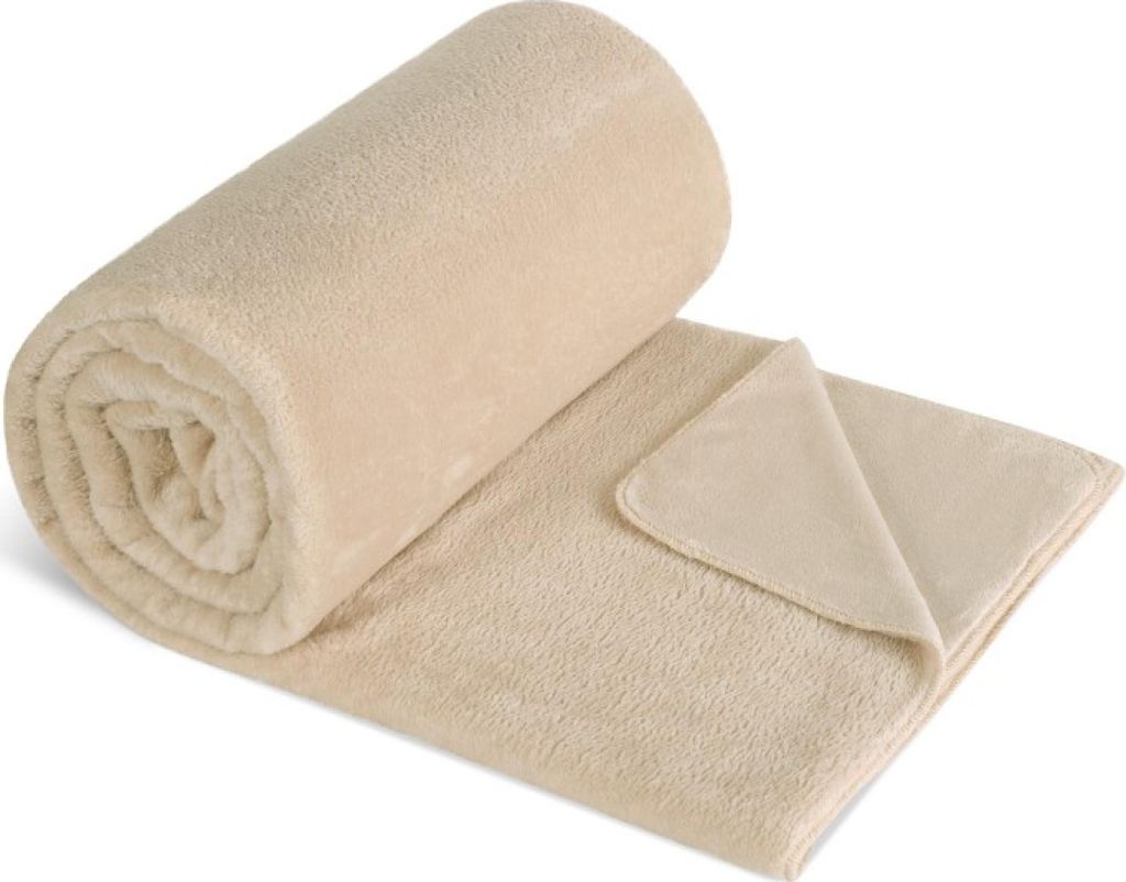 Plaid micro - 150x200 cm - beige