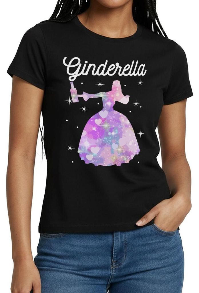 Spreadshirt JGA Frauen | Ginderella Frauen T-Shirt, XXL, Schwarz