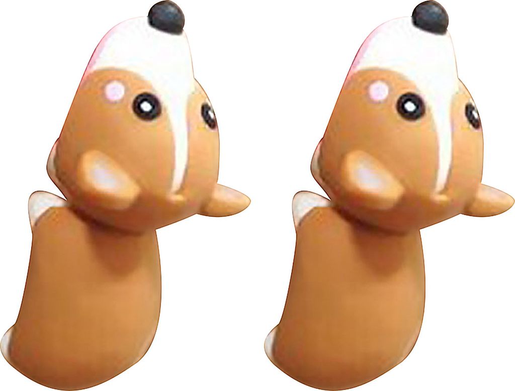 3D Tier Form Frauen Ohrringe Biss Haltung Legierung Cartoon Entzückende Ohrstecker Schmuck Zubehör-Gelb