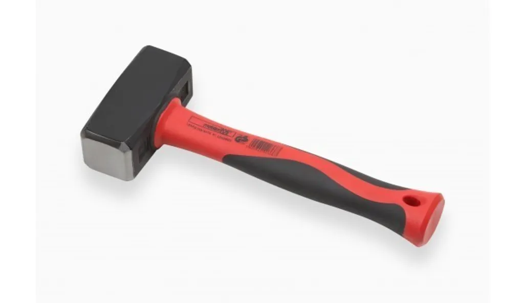 Marteau de Frappe 1250g Anti-vibrations avec Manche Fibre pour Chantier