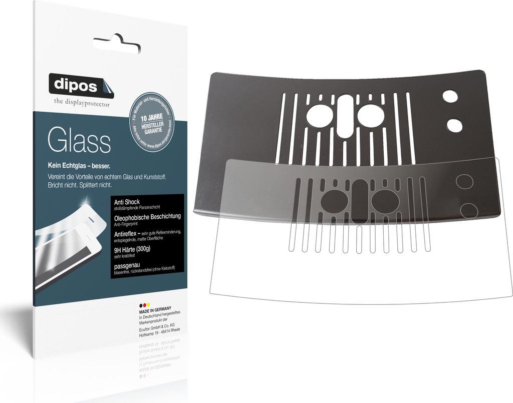 Schutzfolie für NIVONA NICR 758 Tropfblech Folie Anti-Shock matt Displayschutz