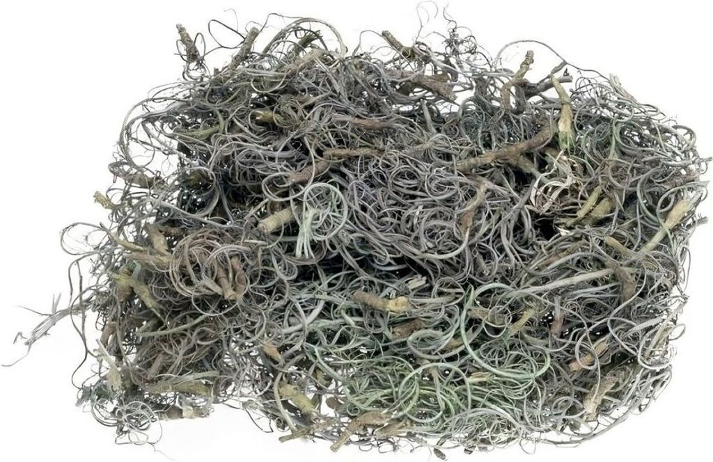 Curly Moos in Grau, Gewicht ca. 50g | Deko-Moos Produktbild 