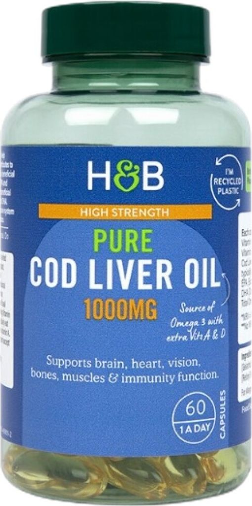 Holland And Barrett | Cod Liver Oil 1000 mg Produktbild 