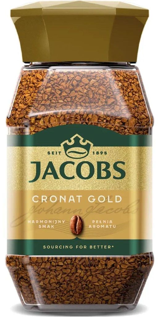 Jacobs Cronat Gold, 200 g, Káva, 1 kusů, Sklenice Obrázek produktu 