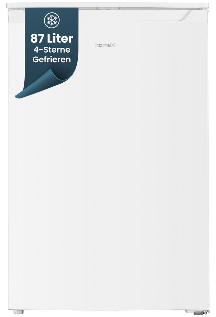 homeX Gefrierschrank, Tiefkühlschrank klein - 87 Liter, Produktbild 