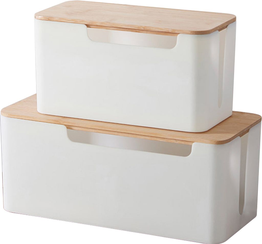 Kabelmanagement-Box, Kabel-Organizer-Box, Drahtmanagement-Organizer, Abdeckung, Hider für den Schreibtisch, Home Office, Küche