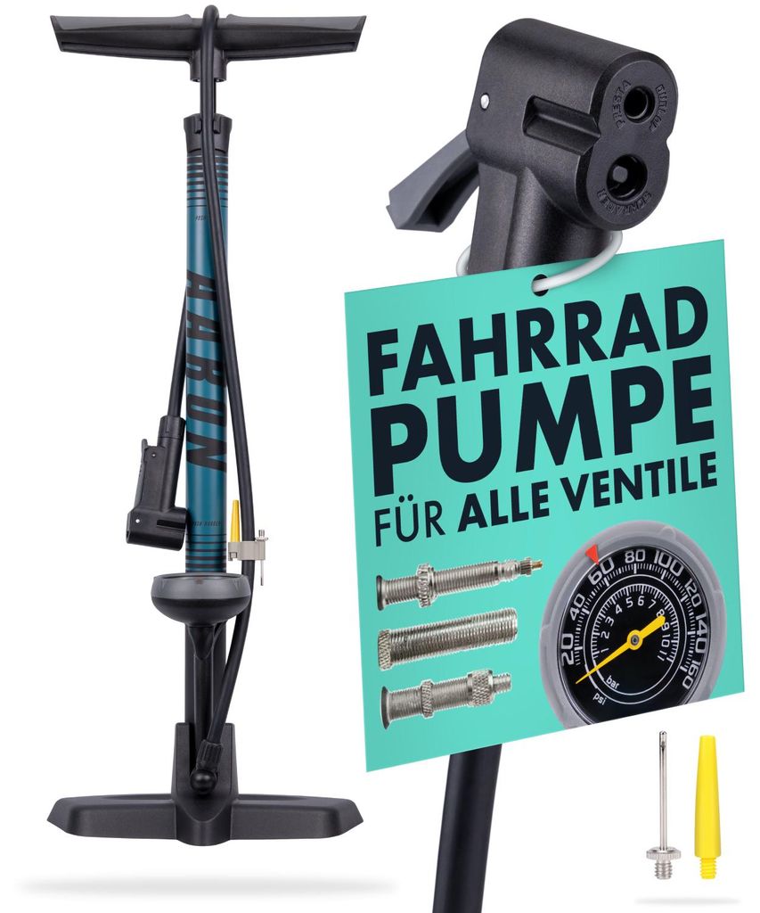 Sport One 3.0 Fahrradpumpe Standpumpe für alle Ventile 11 Produktbild 