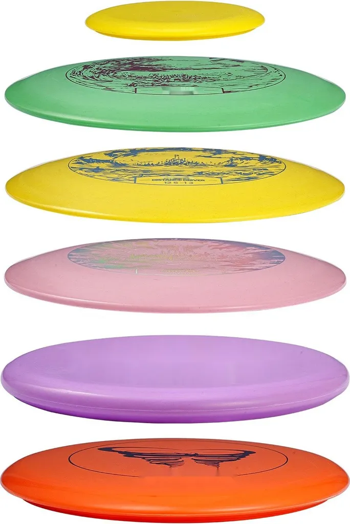 Kit de Démarrage Disc Golf Loisir avec 3 Disques de Vol et Marqueur - 12