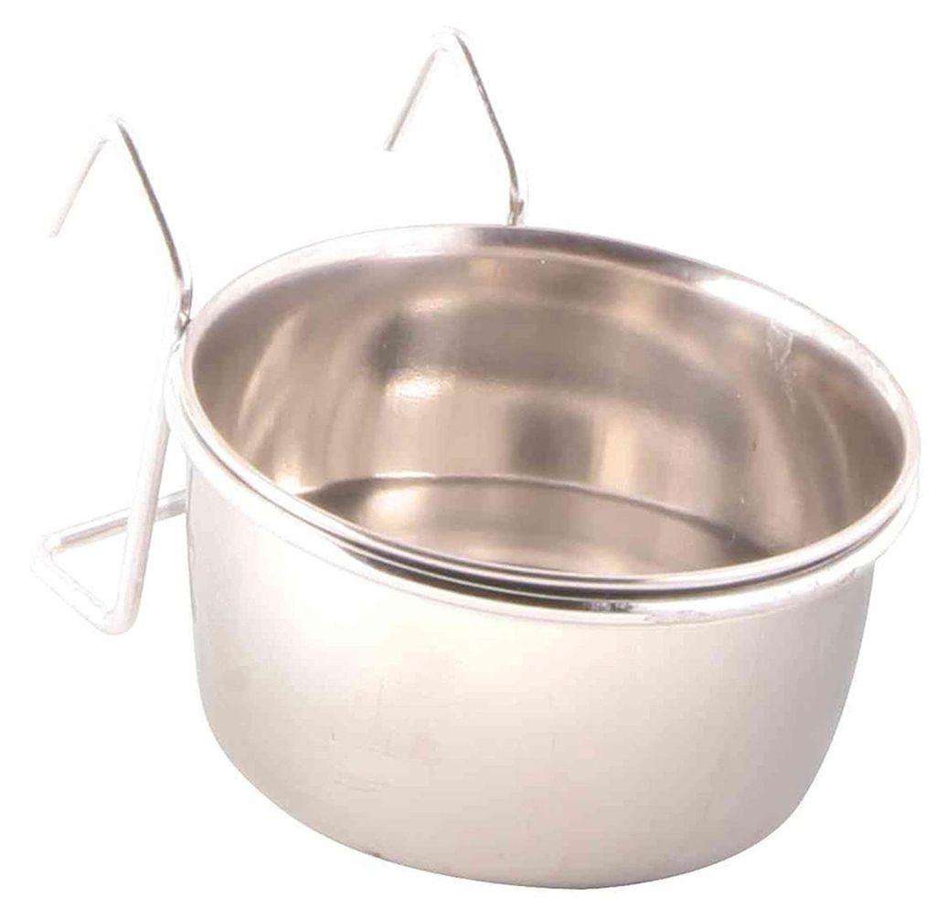 Trixie Edelstahlnapf mit Halter, 150 ml/ø 7 cm Produktbild 