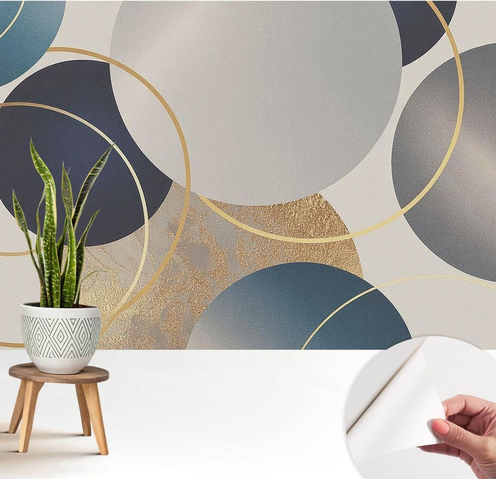 Fototapete selbstklebend - 208x146 cm - Tapete - Wandtapete - Wandbilder - Klebefolie - Dekofolie - Tapete Folie - Wand - Dekoration - Wohnzimmer -...