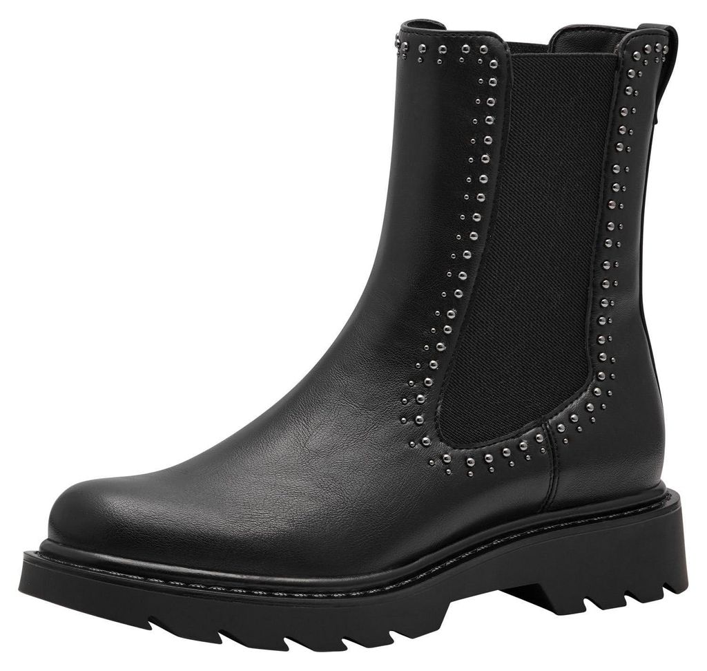 Tamaris Chelsea Boots, zwart Productafbeelding 