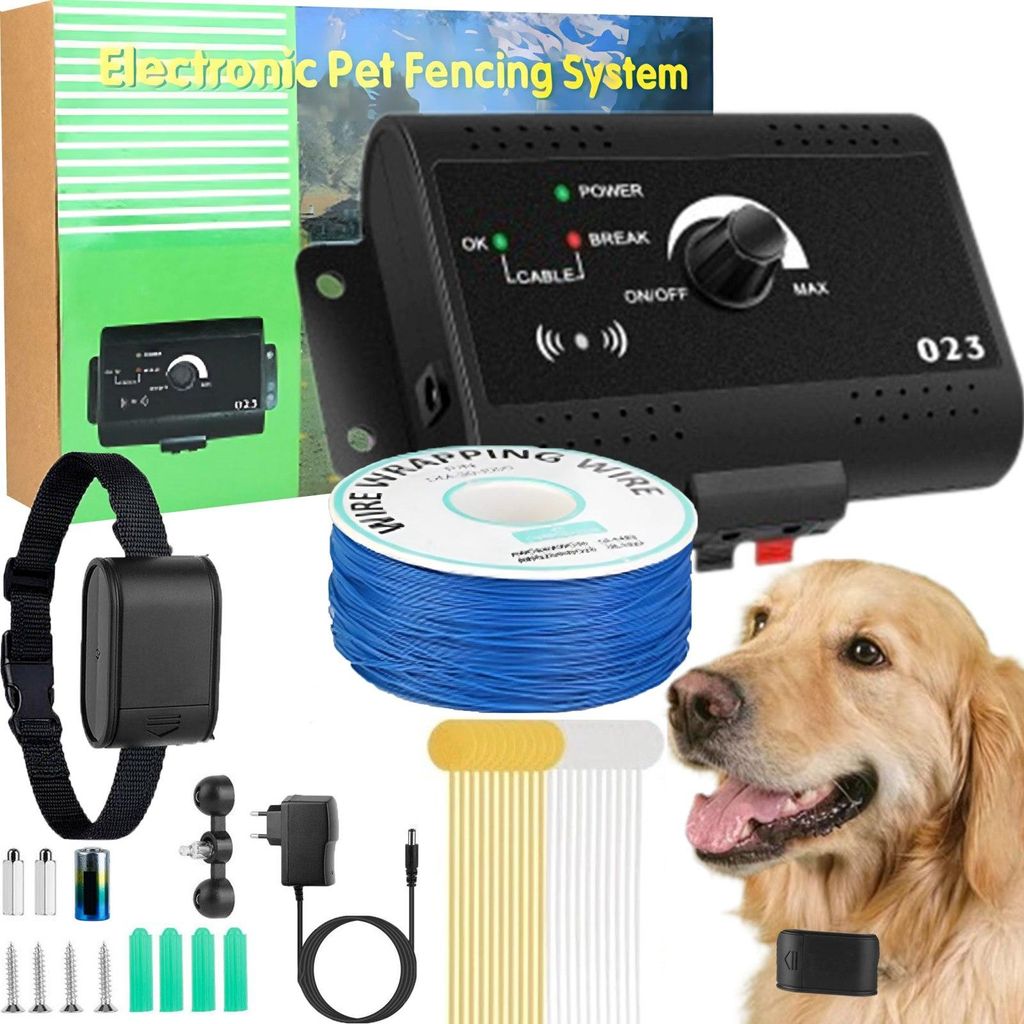 Elektrischer Hundetrainingszaun mit Halsband 300 m - Set Produktbild 