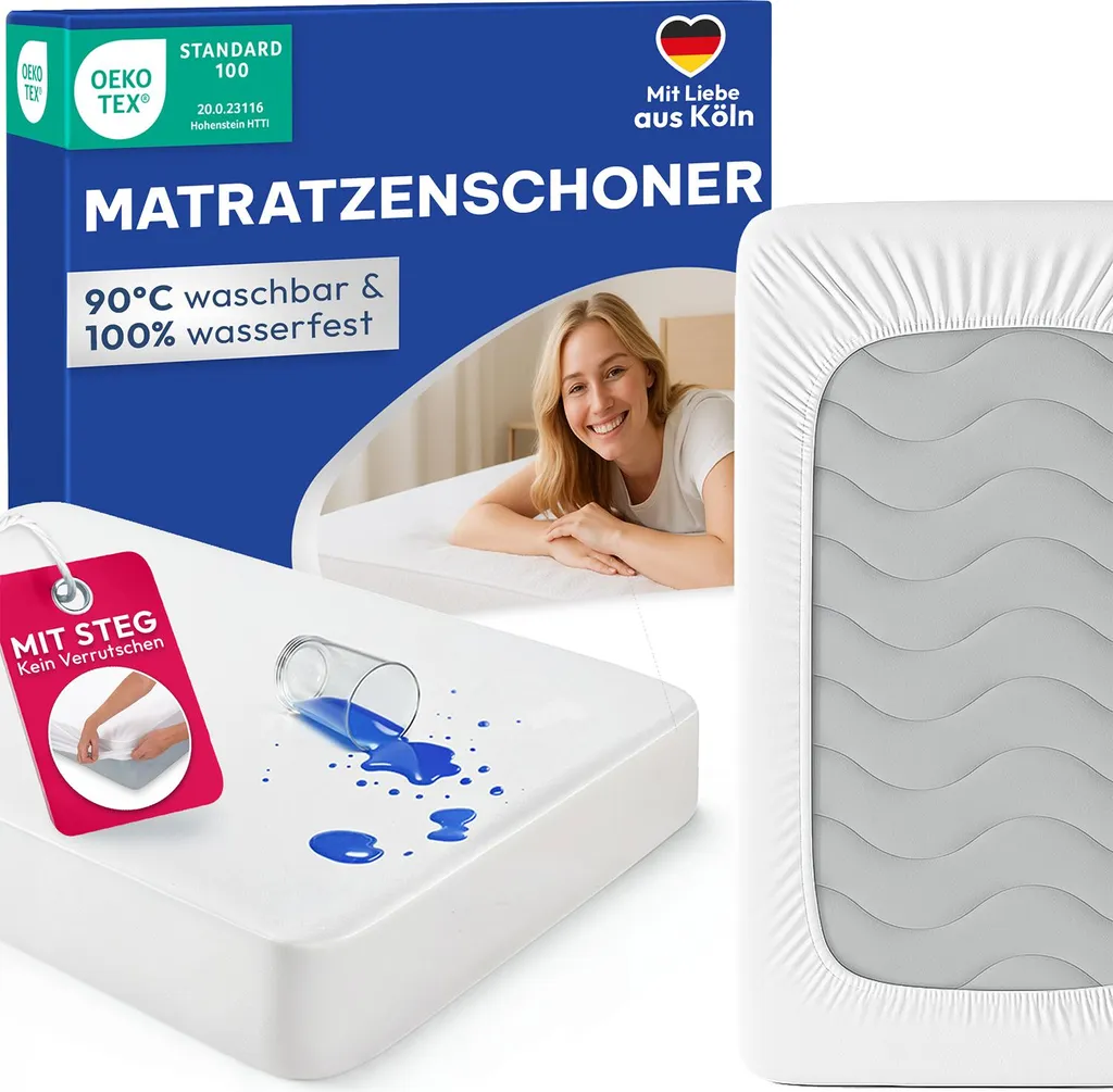Protection de matelas 200x200 imperméable pour literie grand lit
