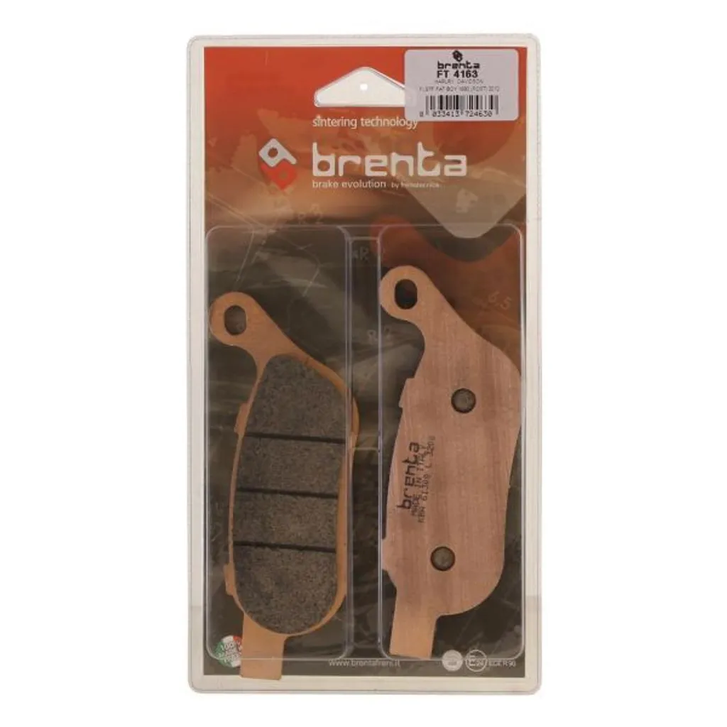 Plaquettes de frein frittées Brenta FT4163 : sécurité et endurance moto