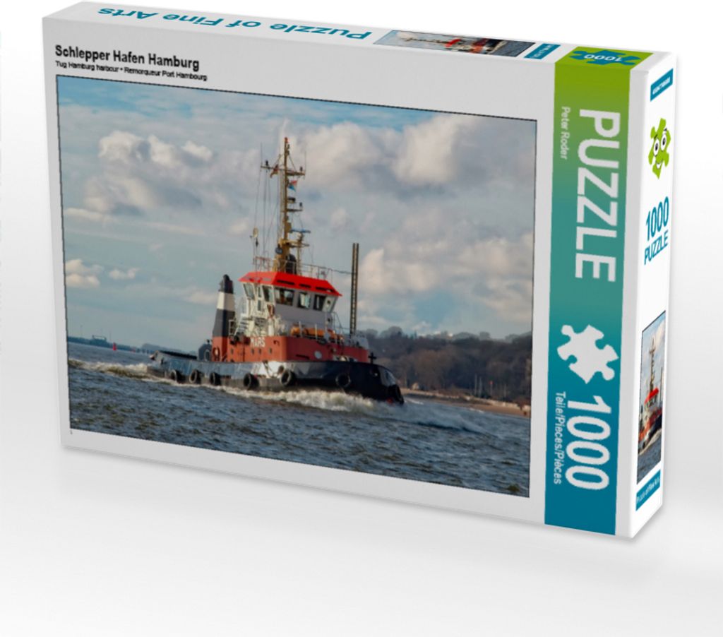 CALVENDO Puzzle Schlepper Hafen Hamburg | 1000 Teile Produktbild 