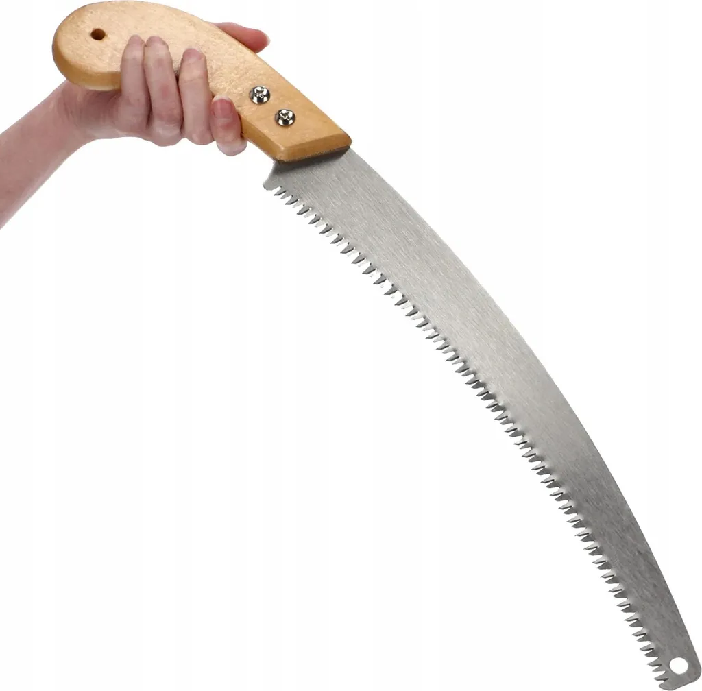 Scie de jardin ergonomique, coupe facile, pour branches difficiles à scier