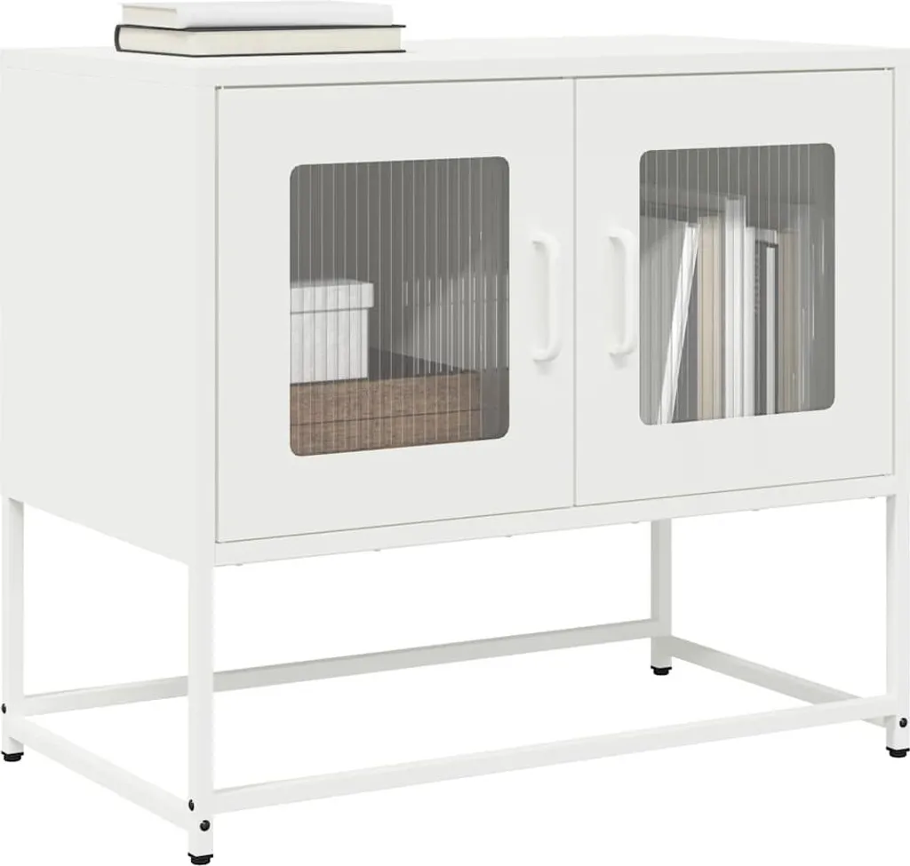 Recensione Mobile TV Maison Exclusive 68x39x60,5 cm Acciaio Bianco