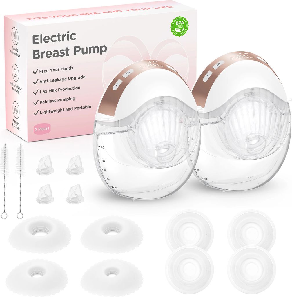 Tragbare elektrische Brustpumpe, freihändige Bedienung, Produktbild 