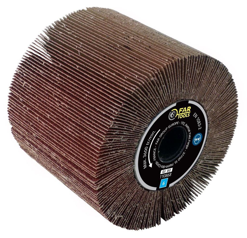 Brosse à lamelles pour bois FARTOOLS, diam.120 mm Image du produit 