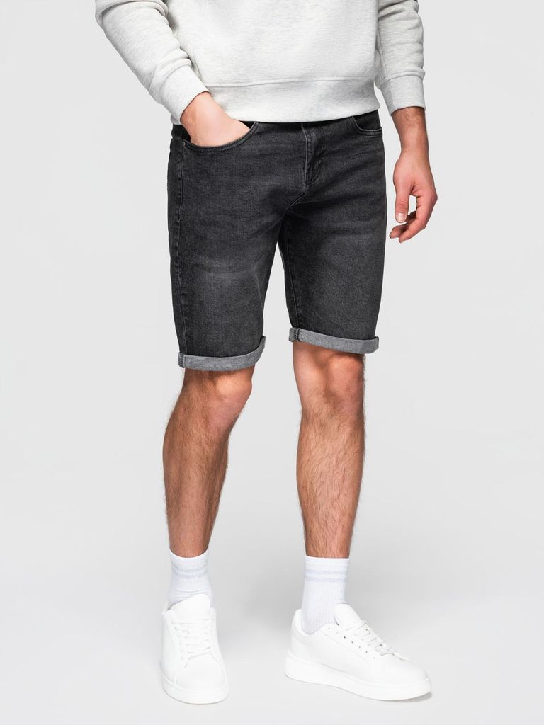 OMBRE Herren Hose Cargo weite Passform OM-SRDS-0164 black M